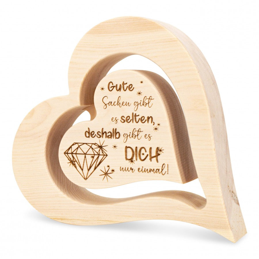 Zirbenherz 20cm Gute Sachen gibt es selten