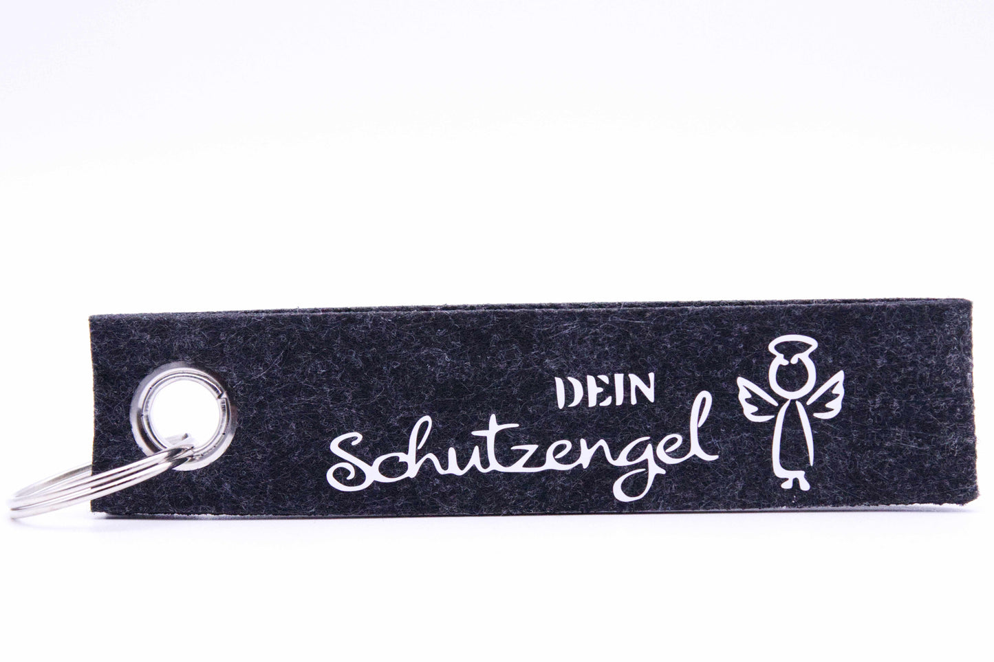 Personalisierbarer Filz Schlüsselanhänger "dein Schutzengel"