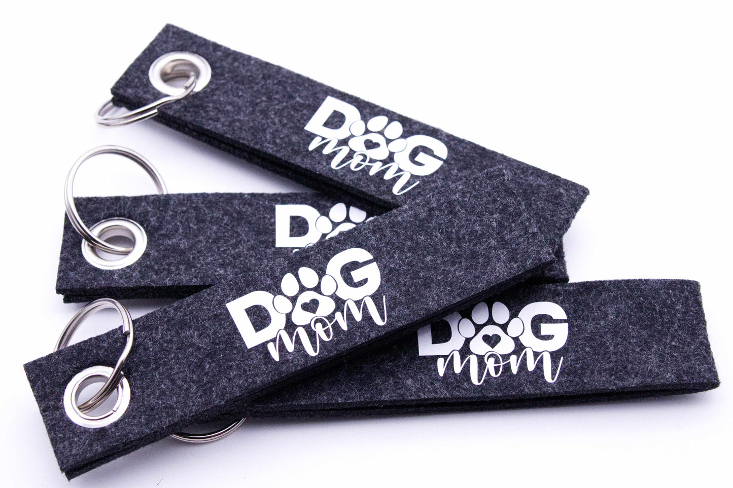 Personalisierbarer Filz Schlüsselanhänger "DOGmom"