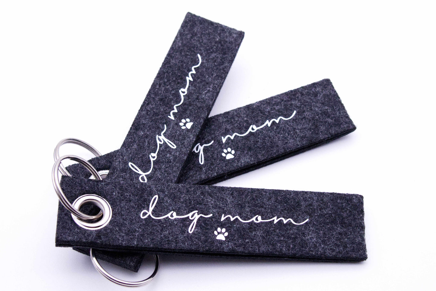 Personalisierbarer Filz Schlüsselanhänger "dogmom"