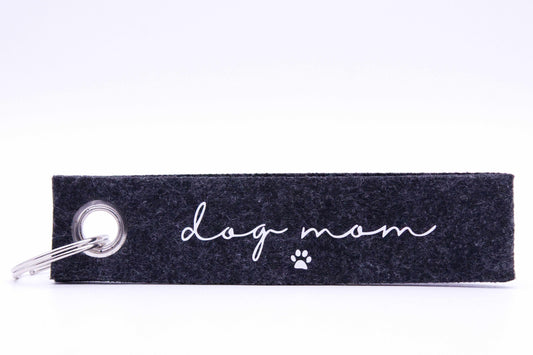 Personalisierbarer Filz Schlüsselanhänger "dogmom"