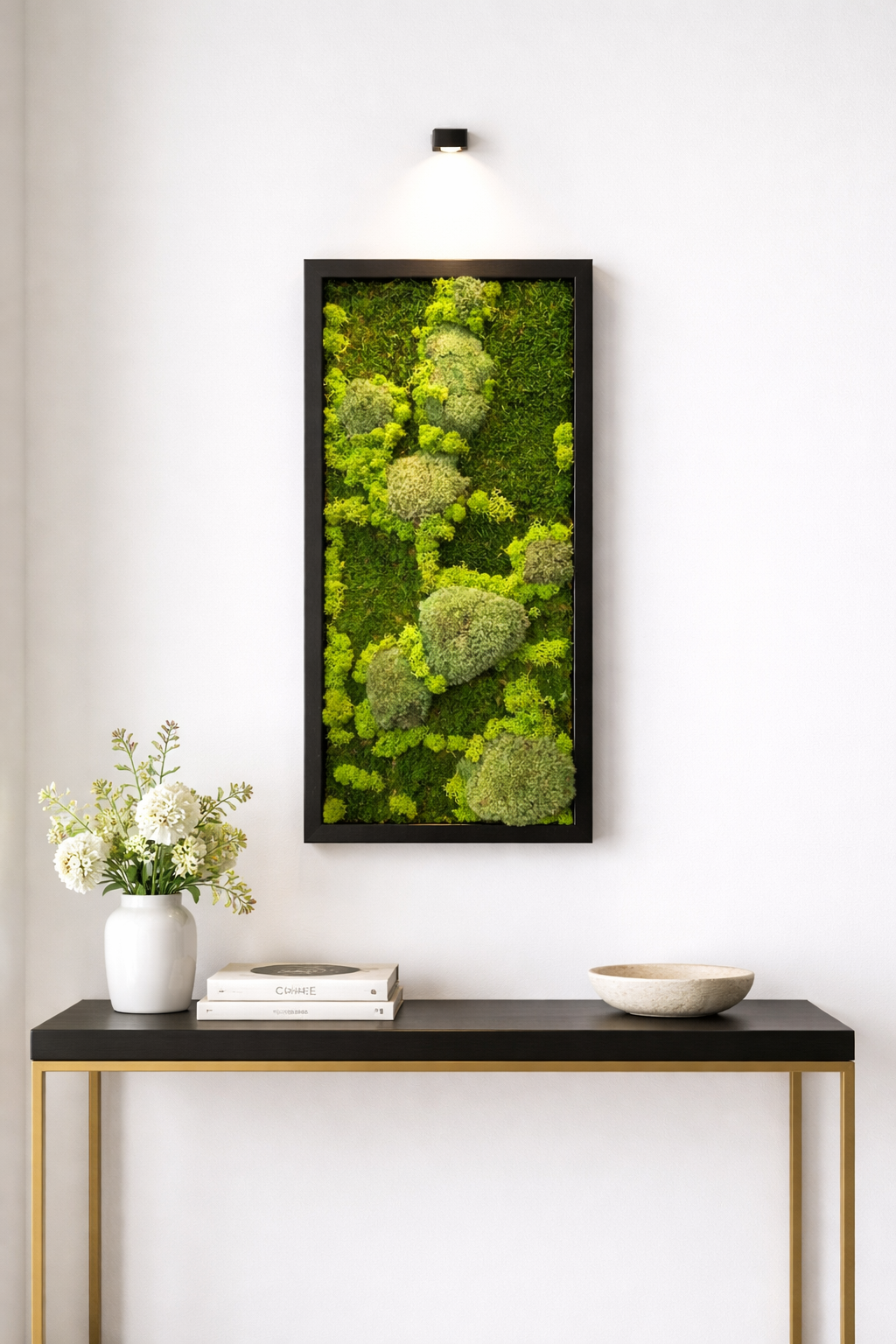 Moosbild 3erlei 30x60cm