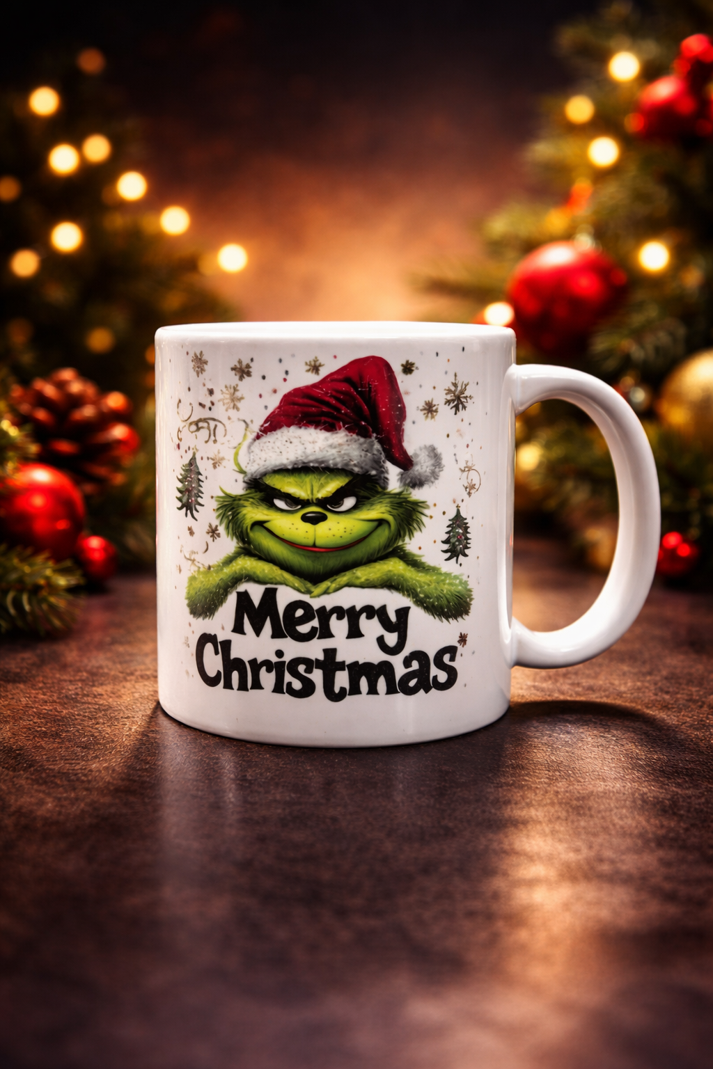 Individuelle Tasse "MERRY CHRISTMAS GRINCH"