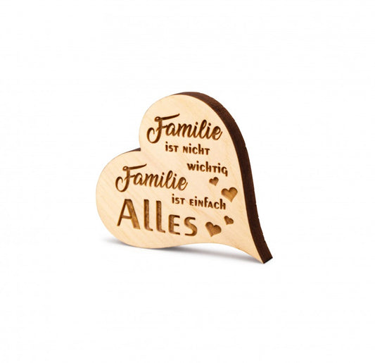 Zirbenherzen Mini Familie ist nicht...