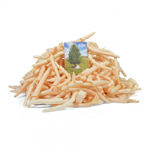 Handgehobelte Zirbenlocken 150g inkl. 30ml Zirben Raumparfum