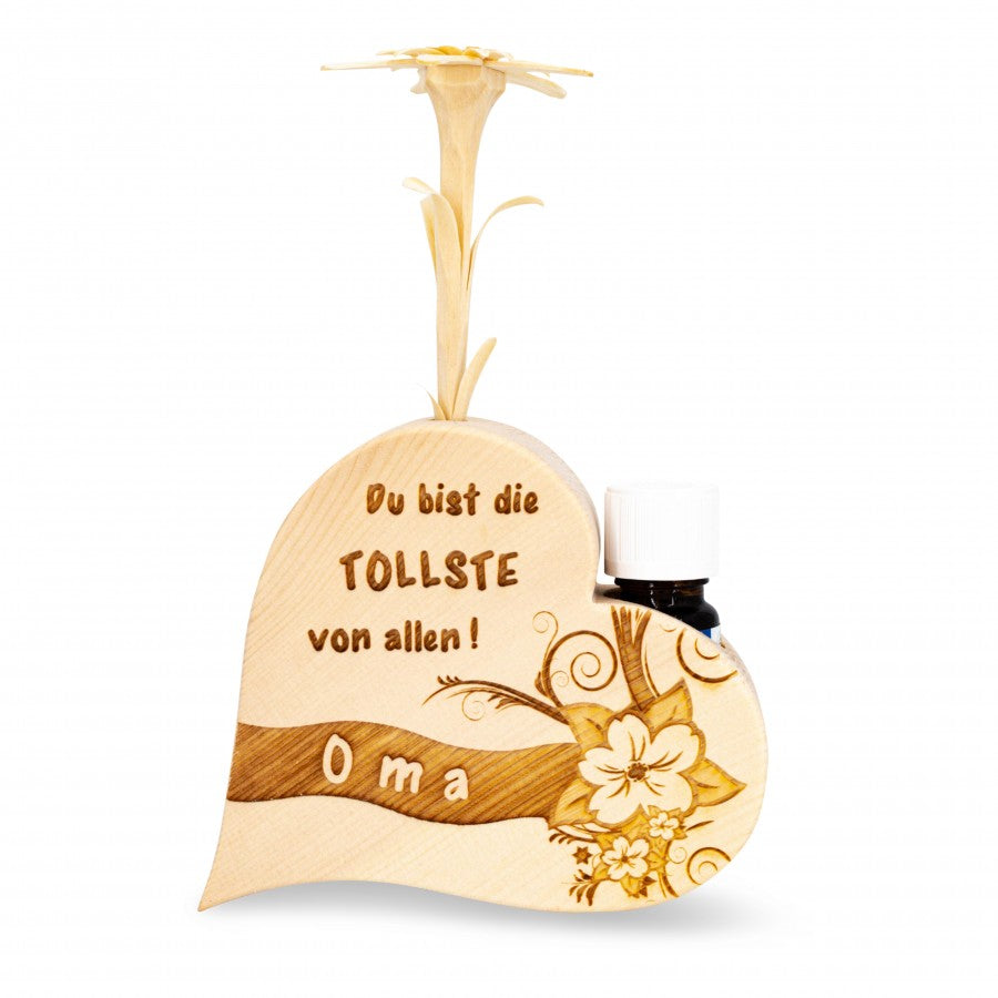 Duftset Herz Die tollste Oma
