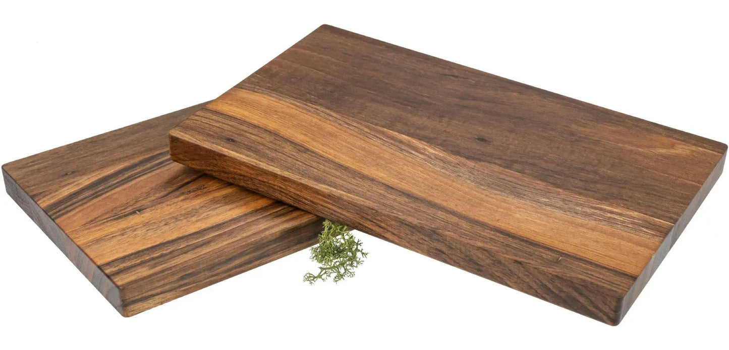 Schneidebrett rechteckig aus FSC® Nussbaum Holz geölt - 30 x 18 x 2 cm